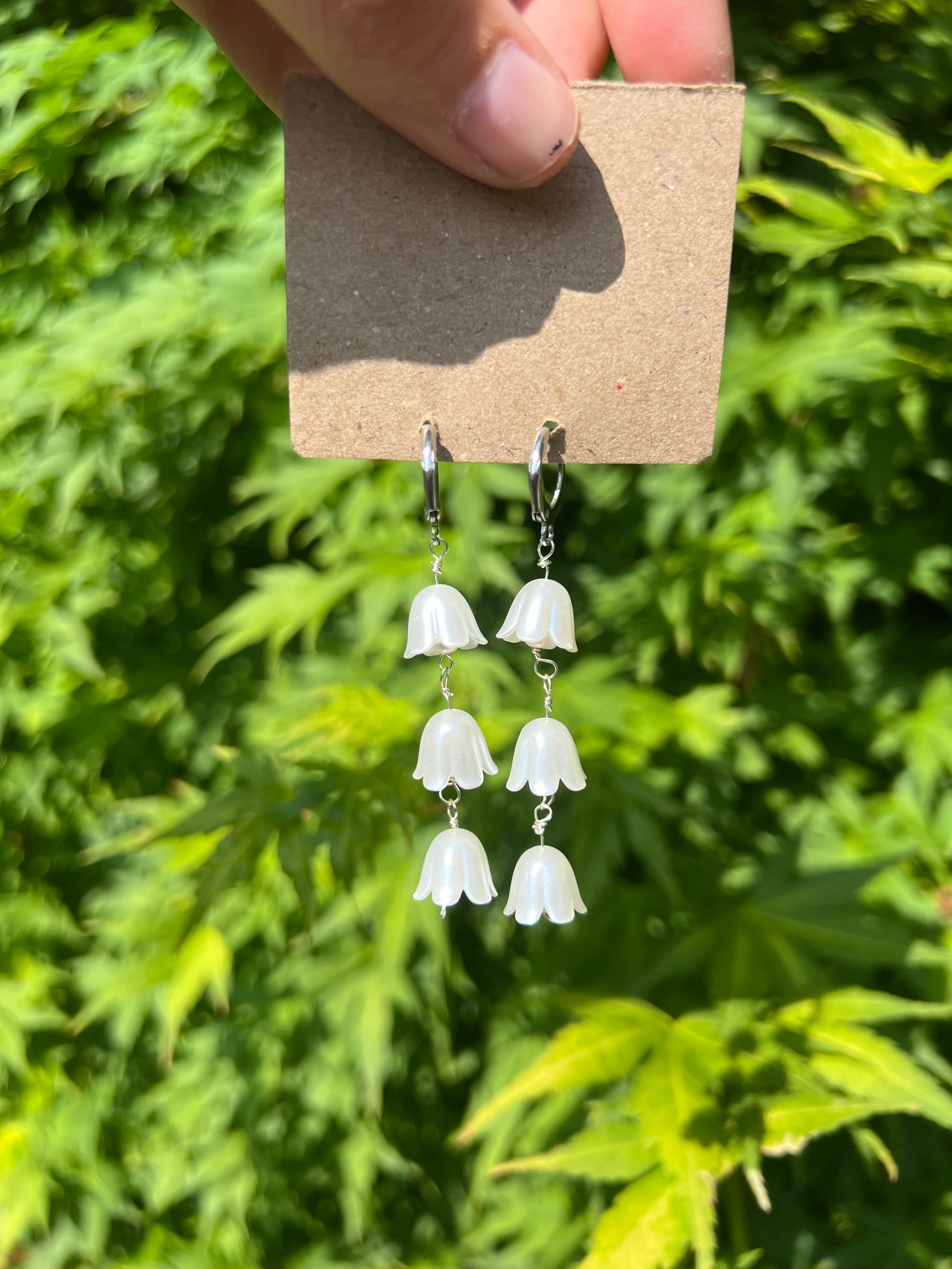 Lily of the Valley earrings