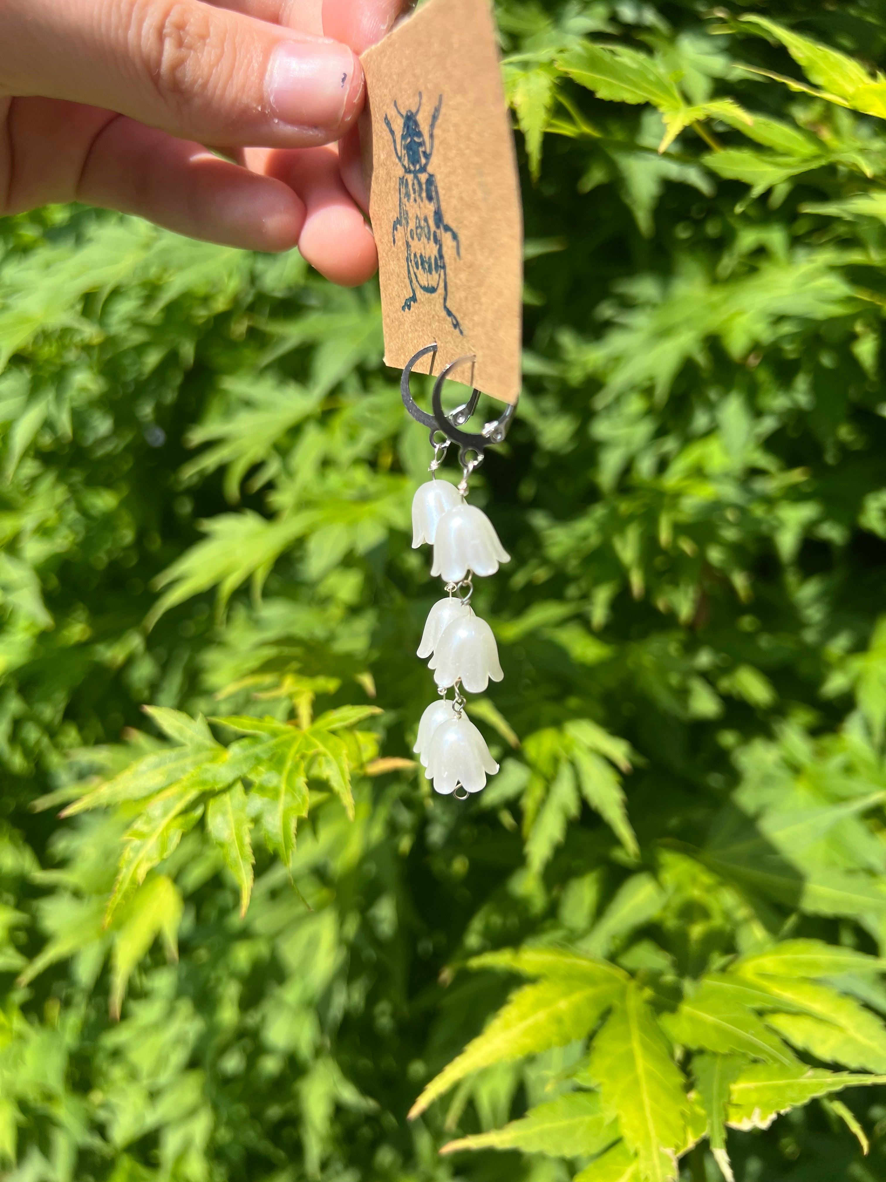 Lily of the Valley earrings