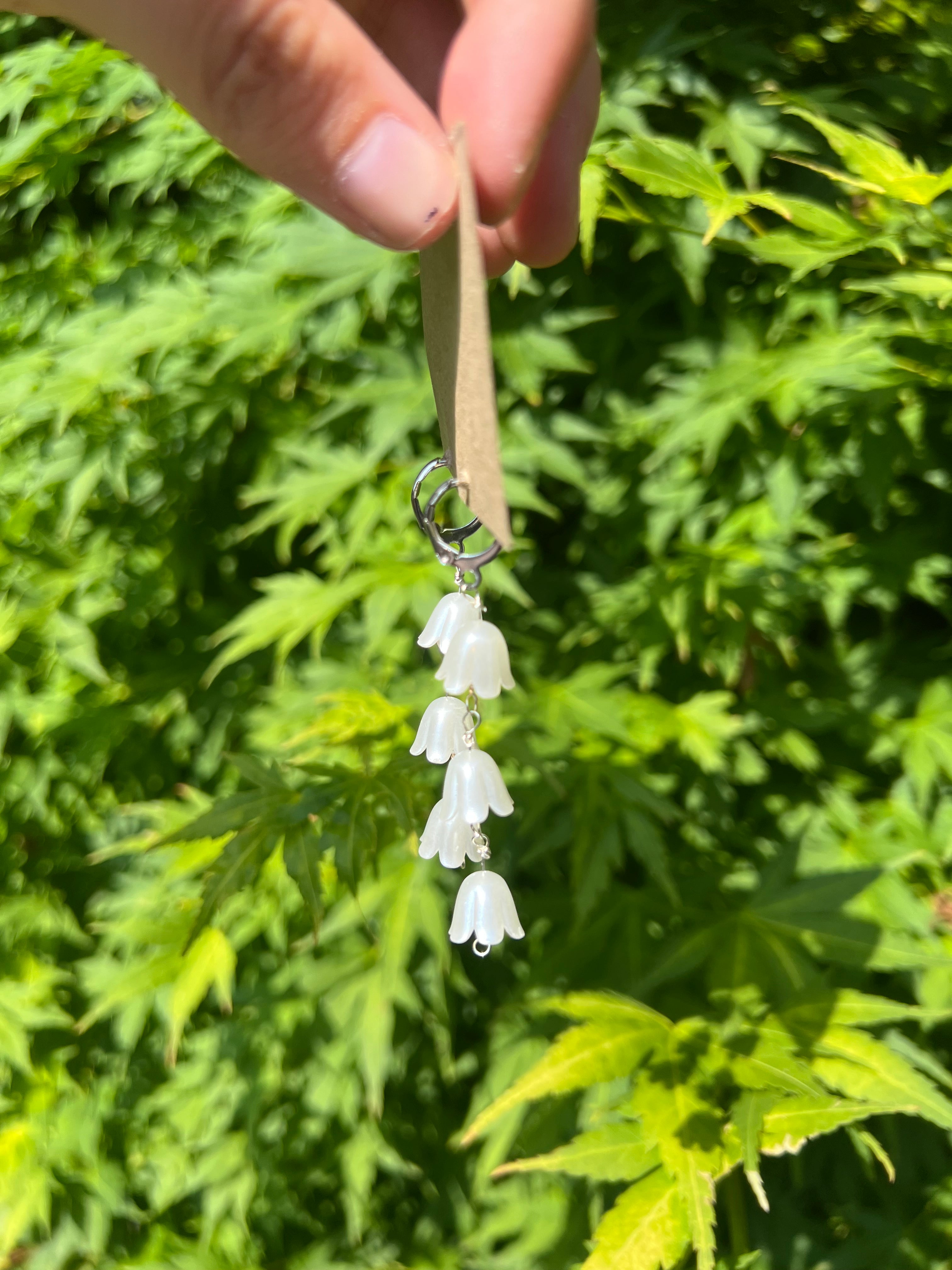 Lily of the Valley earrings