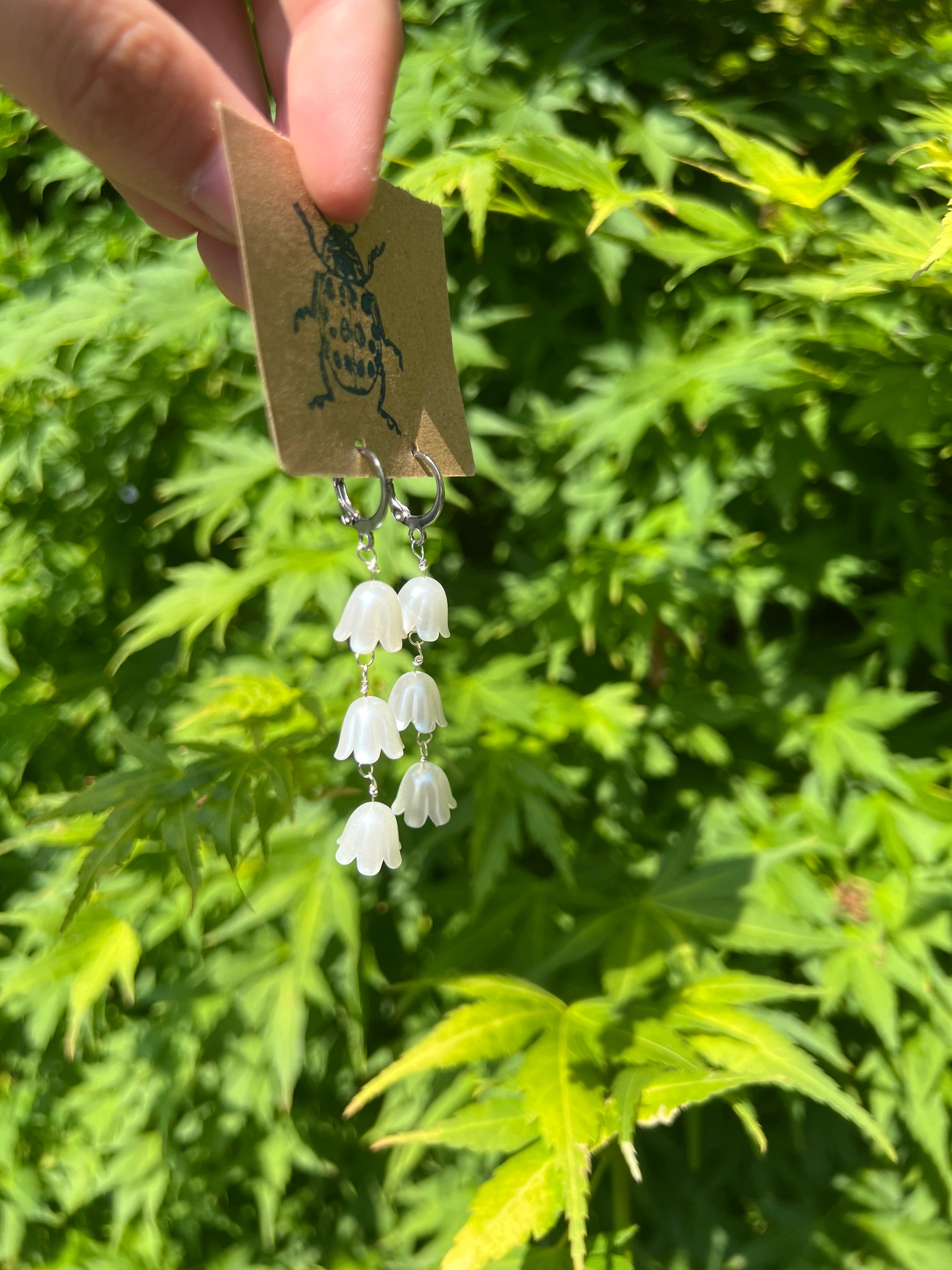 Lily of the Valley earrings