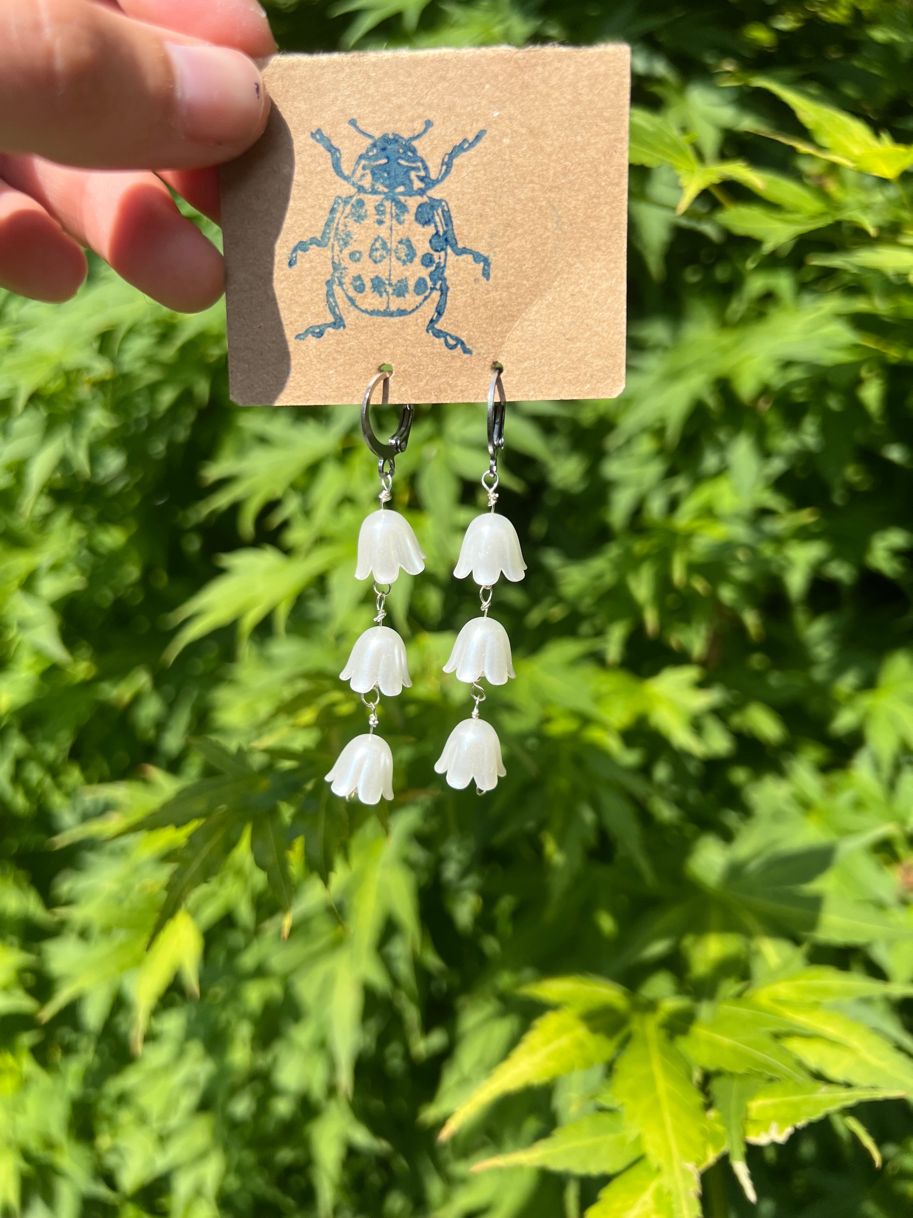 Lily of the Valley earrings